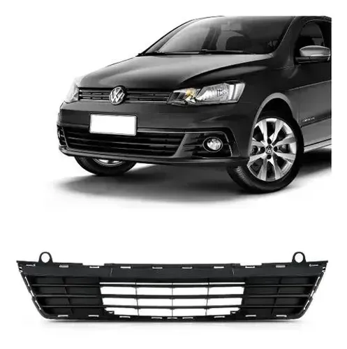 Grade Parachoque Volkswagen Gol G7 2017 / 2018 - Central Preto - Fipparts