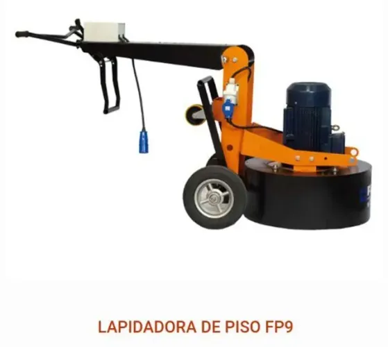 LAPIDADORA DE PISO FP9 PROFISSIONAL - MÁQUINA PARA LAPIDAÇÃO E POLIMENTO DE CONCRETO
