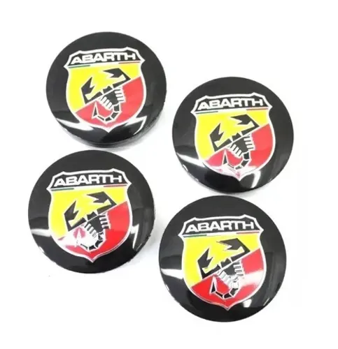 Kit Calota de Roda Abarth - Elegância e Performance para Seu Fiat