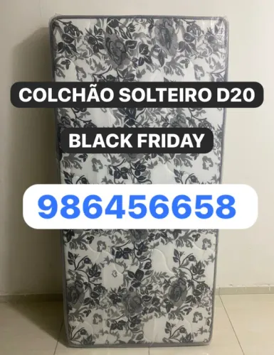 Colchão Solteiro D20 Black Friday