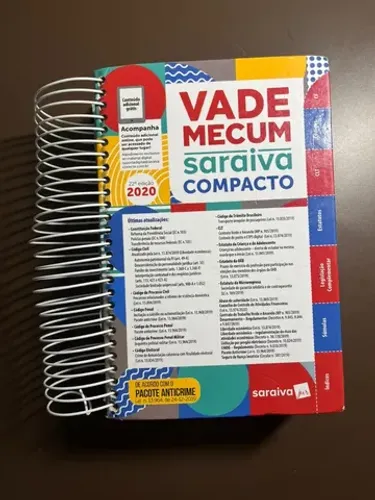 Vade Mecum Saraiva Compacto Espiral 2020 - 22ª Edição: + Vade Mecum Exame da Ordem e Concu