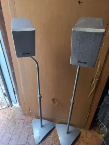 Par pedestal home theater ajustável 