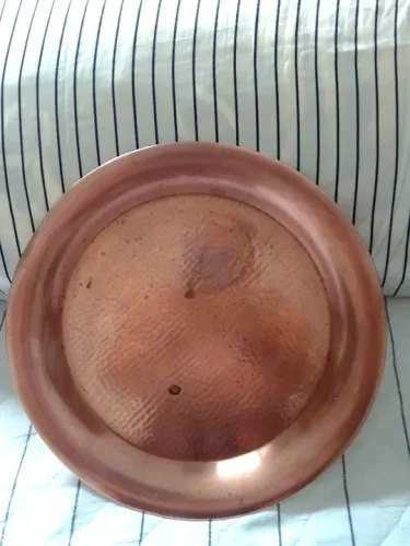 Bandeja de cobre antiga