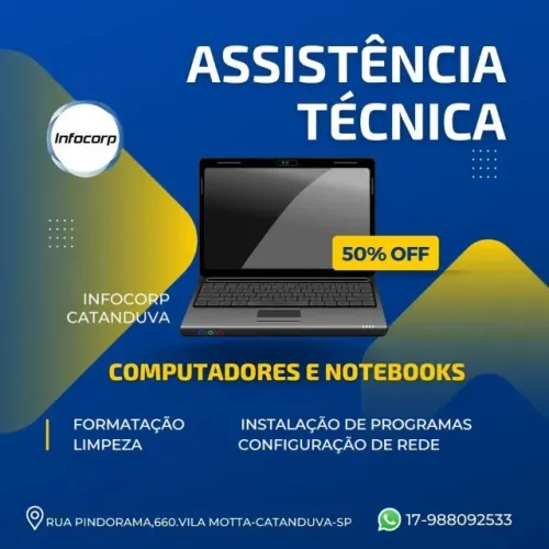 Formatação de Computador e Notebook | Infocorp Catanduva