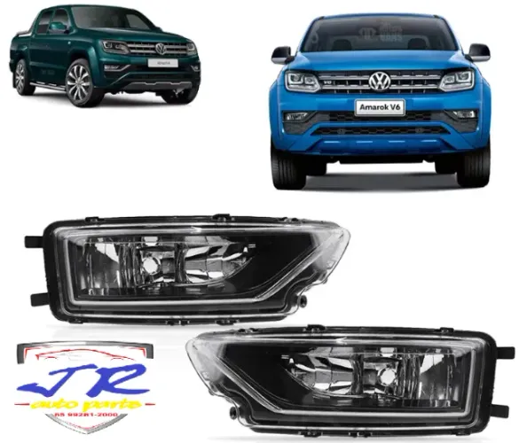 Farol de Milha Vw Amarok 2017 2018 2019 2020 2021 2022 2023 Auxiliar Neblina  