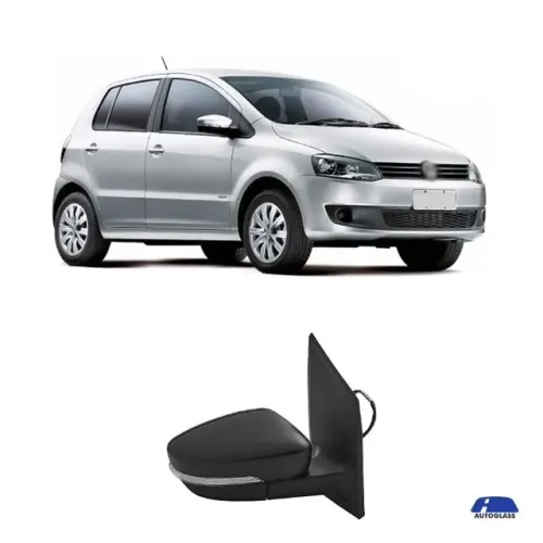 Retrovisor elétrico original Volkswagen Fox, Crossfox, Spacefox 2010 à 2021