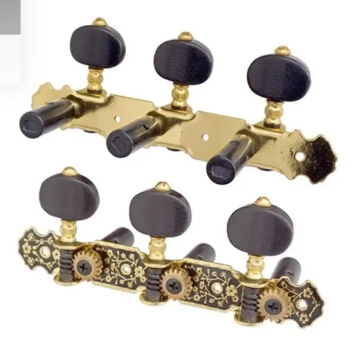 Tarraxa para violão de nylon pino grosso extra luxo bronze vintage prosperar resistente