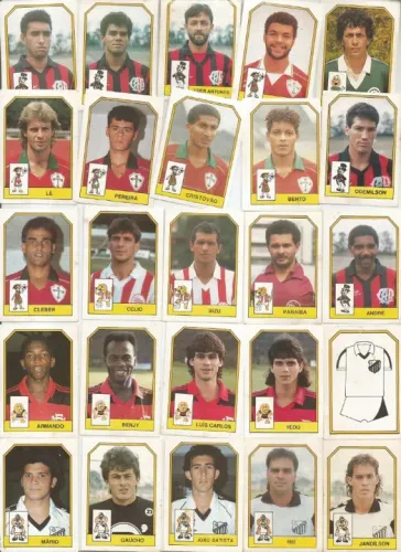 figurinhas campeonato brasileiro 1991 - avulsas para v. completarseu album a partir 6.00