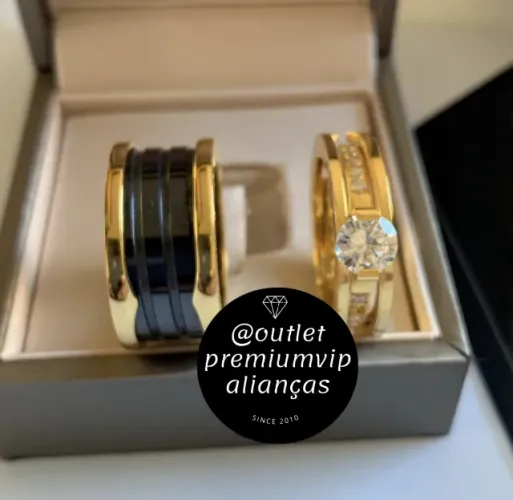 Anel bvlgari dia dos namorados 20 MILESIMOS DE OURO 18K