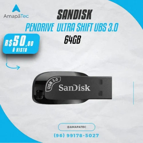 Sandisk Ultra Shift Usb 3.0 64gb