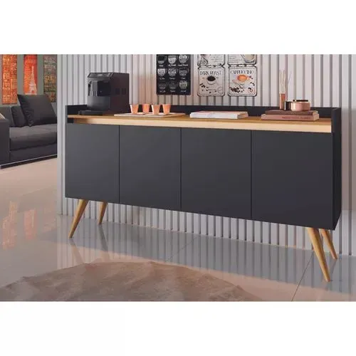 Buffet aparador 4 portas / 3 cores / frete grátis 