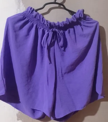 Short feminino roxo ou rosa
