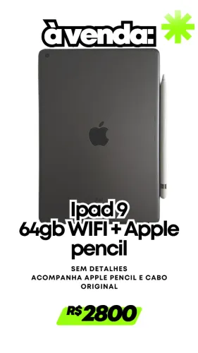 Ipad 9 + Apple Pencil