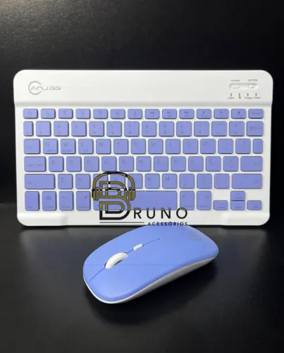 Teclado e Mouse Sem Fio - Bluetooth 