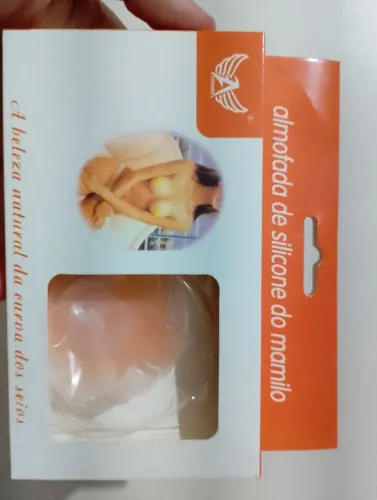 Almofada de silicone para mamilo