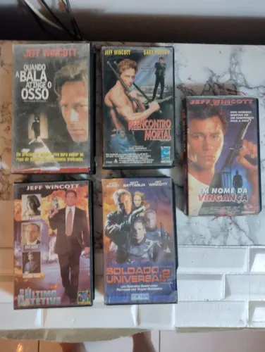 6 FITAS VHS JEFF WINCOTT