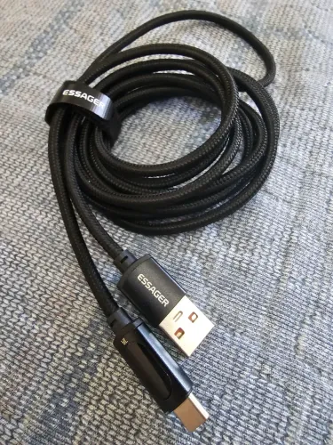 Cabo USB tipo C - Essager, carregamento rápido