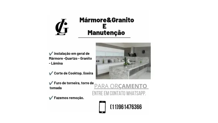 Mármore e Granito instalação e manutenção