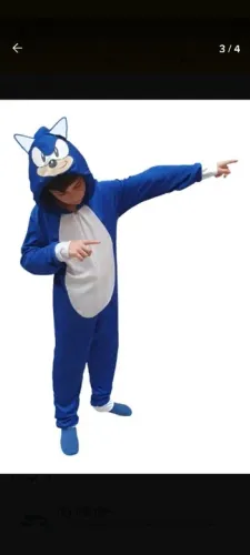 Roupa temática sonic infantil 
