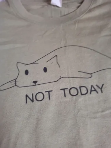 Desapego blusa feminina Not Today - Gato - Usada