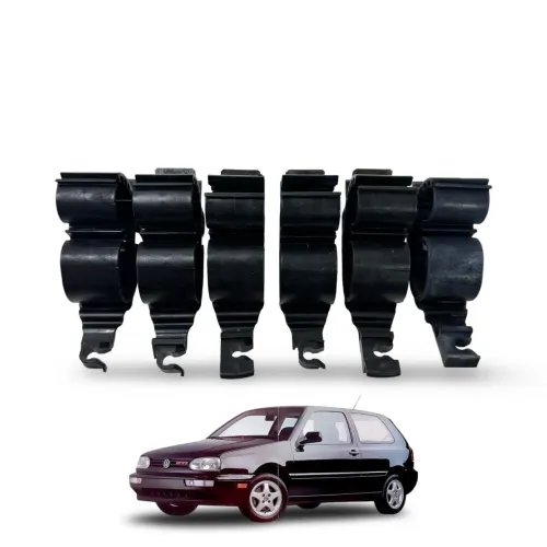 Presilhas passa fio suporte soleira Golf mk3 GTI GLX GL 94 95 96 kit