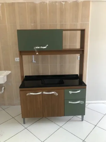 Cozinha com pia de marmorite NOVO ENTREGAMOS 