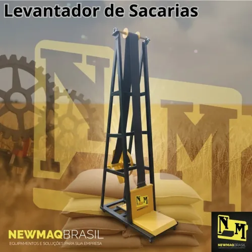 Elevador de sacaria bate cabeça levanta saco