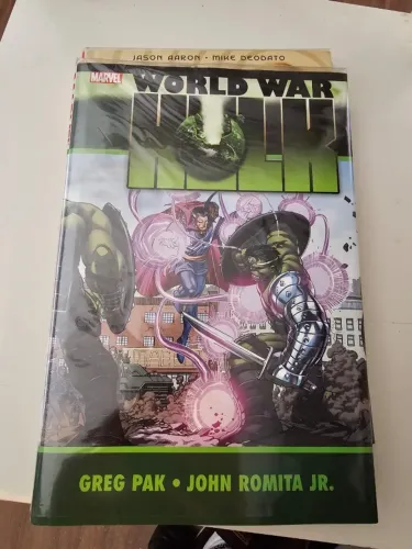 World War Hulk OHC - Greg Pask e John Romita Jr. (autografado pelo Romita) - Inglês