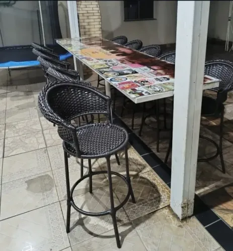 Banquete alta luxuosa - Fibra sintética (Unidade)