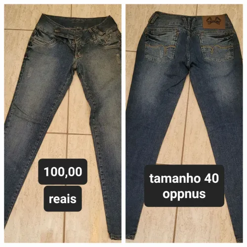 Calça Jeans Skinny Oppnus Tamanho 40