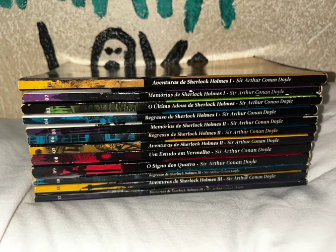 Coleção Sherlock Holmes completa - 12 volumes (Global Notícias, 2009)