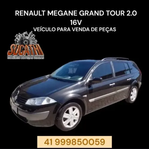 Sucata Venda De Peças Renault Megane Grand Tour 2007 2012 2.0 Aut 16v