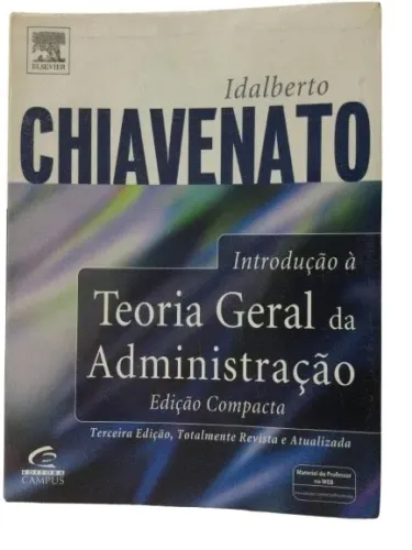 Livro Introdução a Teoria Geral Da Administração Edição Compacta