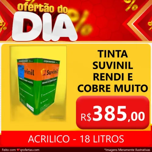 Tinta Suvinil Rende e Cobre Muito 18 litros