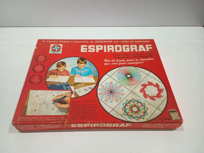 Brinquedo Espirograf Antigo Anos 70 Estrela Desenhos