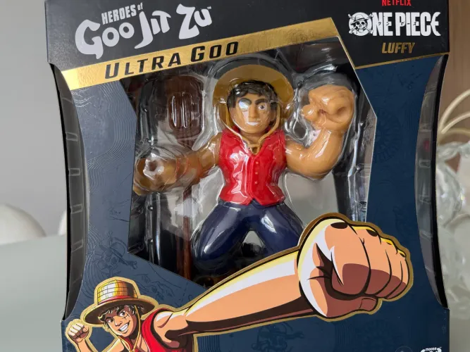Boneco Goo Jit Zu Luffy One Piece 18 cm - Novo