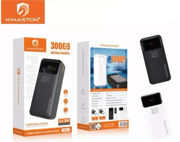 Power Bank 30000mAh Turbo Portátil