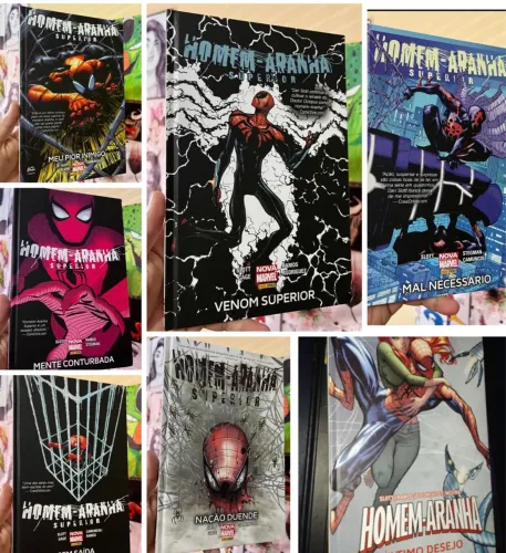 Homem Aranha superior completa em 7 edições 