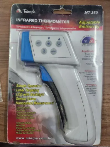 Termômetro Infravermelho Minipa MT-360