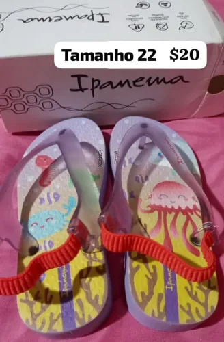 Chinelo Bebê Ipanema Tamanho 19 20/21 e 22