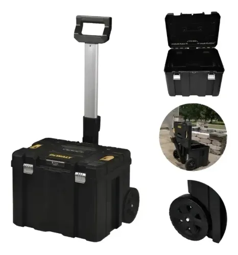 CAIXA DE FERRAMENTAS DEWALT PROFUNDA COM RODAS TSTAK - DWST17820 