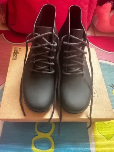 Bota Melissa Infantil Preta TAM 28