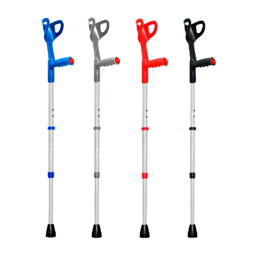 Par de Muleta Canadense ajustável Take Care - suporta 120kg com opções de cores