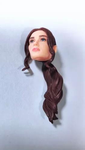 Marvel Legends cabeça mulher altura 1 cm e meio ideal p/ custom de Kitty Pryde Lince Negra