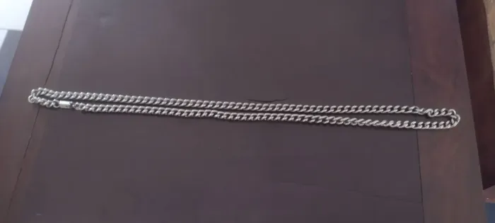 Cordão de aço escovado - usado