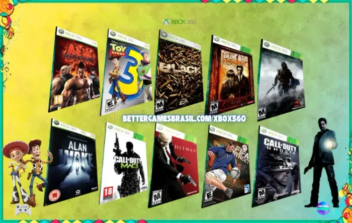 Teken Sombras Alan Wake Toy Stoory Call Duty 3 Xbox360 Black Fifa Sileent Hill Hitman