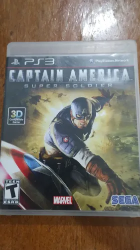 Capitao America Super Soldier PS3 - Jogo Completo