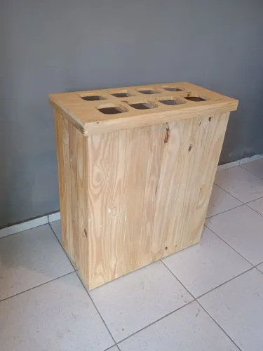 Balcão açaíteria de pinus