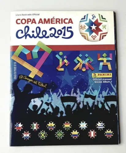 Colecionável - Álbum De Figurinhas - Copa América 2015 (Chile) - Semicompleto - Faltam 6