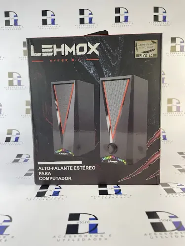 Alto falante estéreo para computador PC 10W com iluminação RGB
